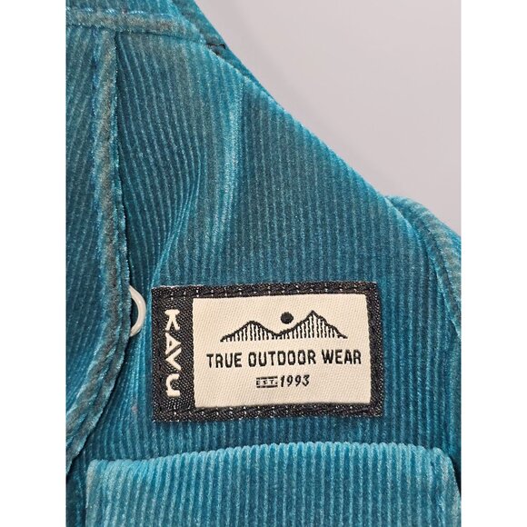 Kavu Women's Rope Cord- Artic Teal Corduroy Sling Backpack Adjustable Strap 2927 - Picture 10 of 14